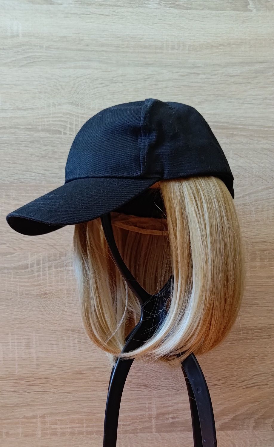 Peruka czapka z włosami blond sztuczne włosy