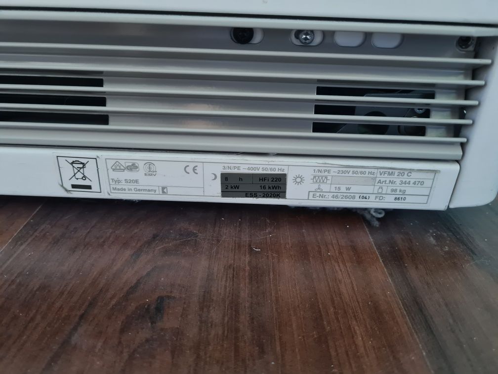 Piec akumulacyjny Dimplex S20E 2 sztuki
