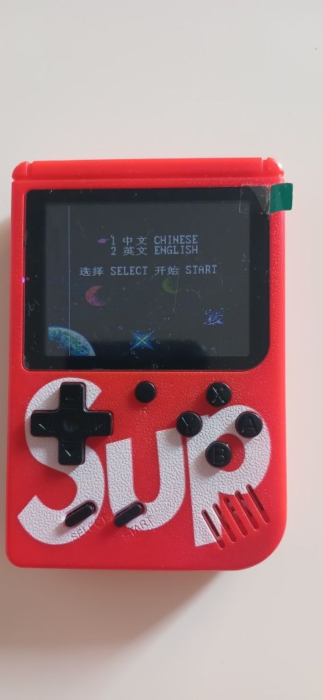 Ігрова консоль Sup приставка з кольоровим LCD екраном, 8-bit 400 ігор!