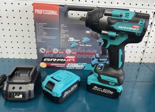 Акумуляторний гайковерт Grand АГ-800UBL