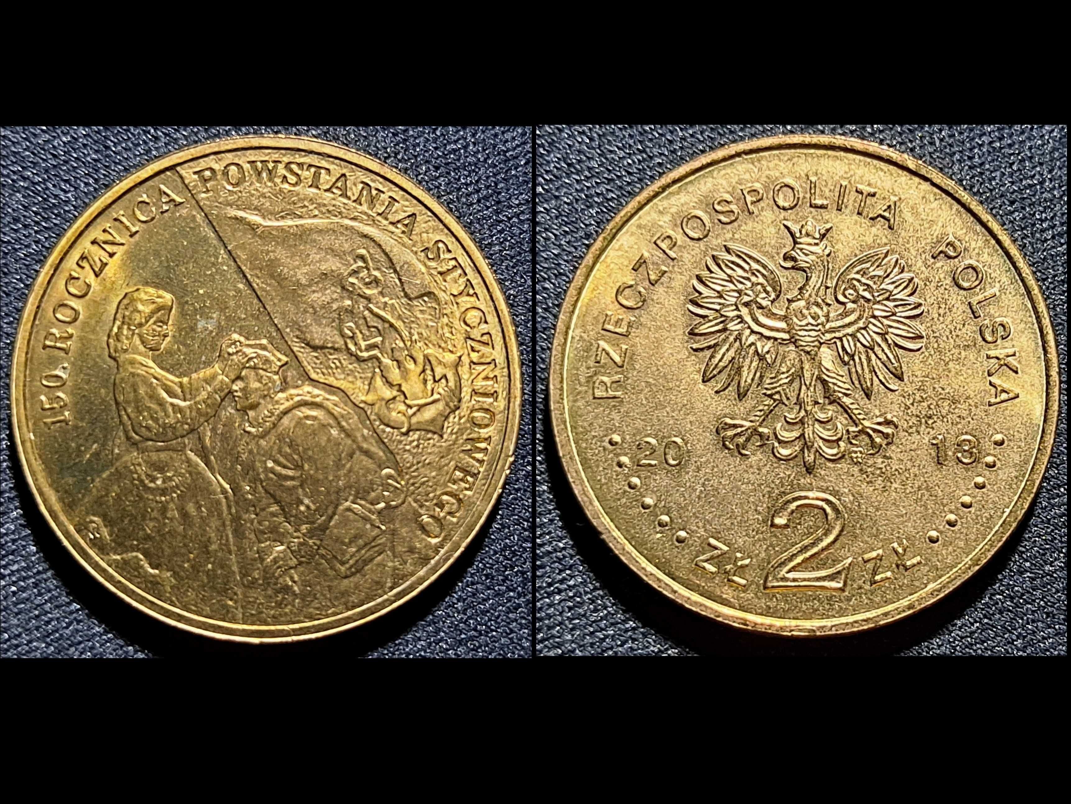 2 złote - Nordic Gold - 150 Rocznica Powst. Styczniowego -rocznik 2013