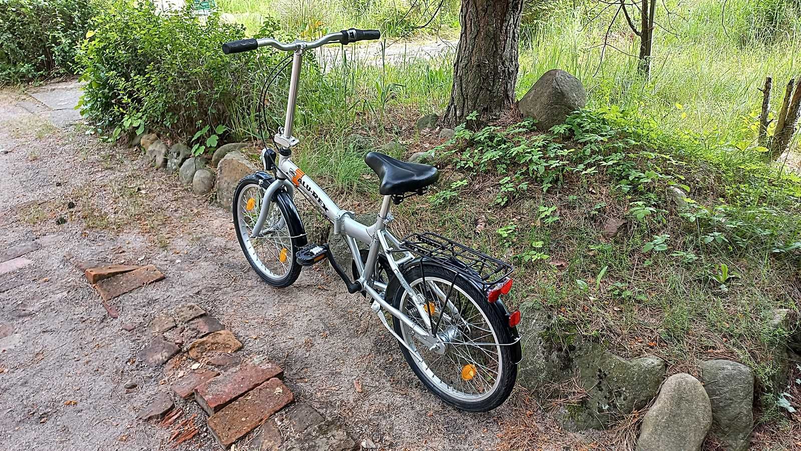 Aluminiowy Rower Miejski Składak Alu-Rex Składany 3 biegi Sram T3 20