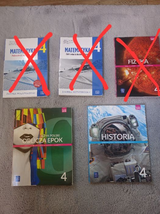 Podręczniki do liceum/technikum do klasy 4
