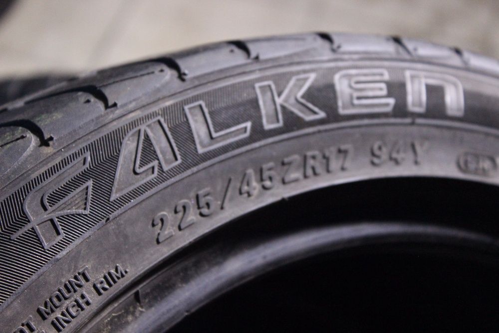 шины=225-45-R17 FALKEN PIRELLI BRIDGESTONE комплект летней резины GERM