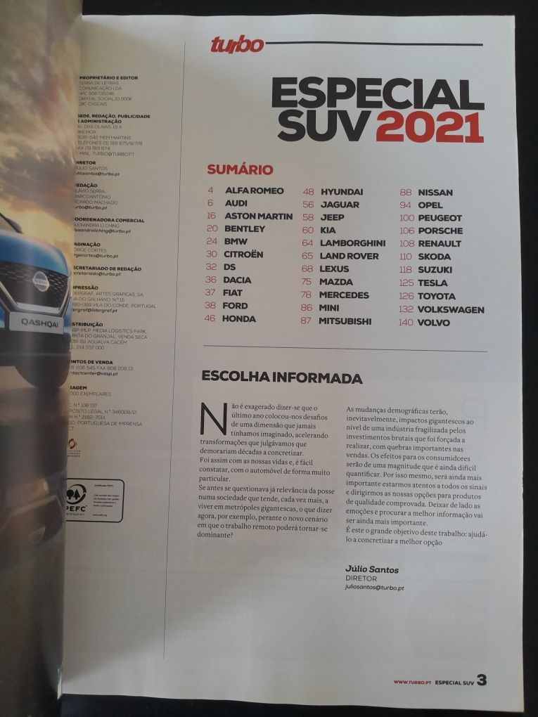 Os melhores SUV 2021