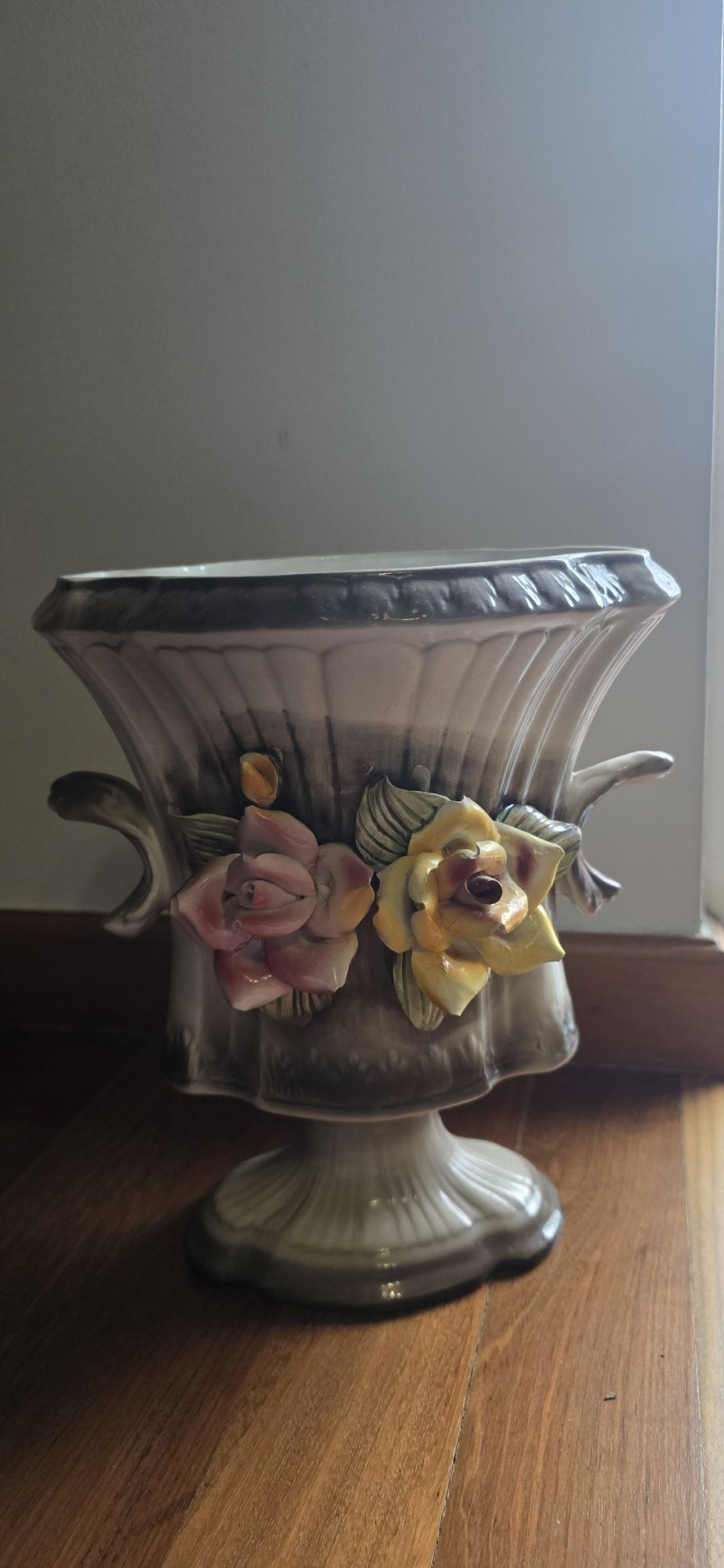 Vaso decorativo com flores