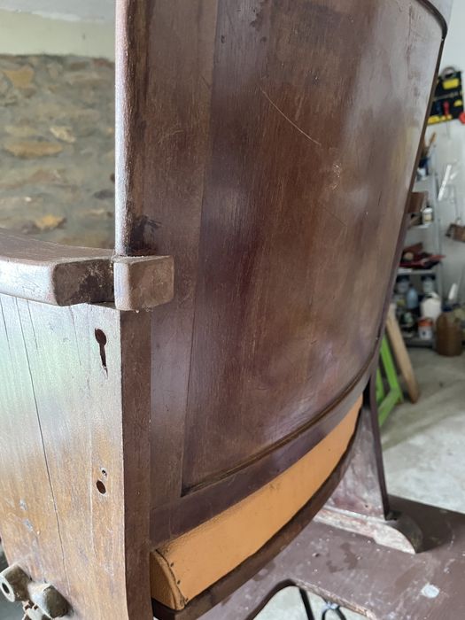 Cadeira de cinema antiga