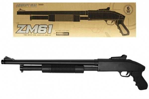 Игрушечное ружье - ZM61 - 6 мм - черный