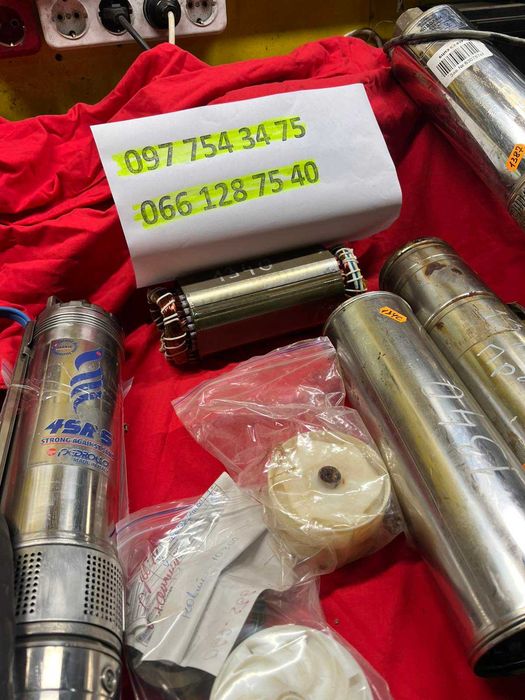 Ремонт скважинних насосов "Педролло"(Pedrollo),"Водолей,"Dongyin"