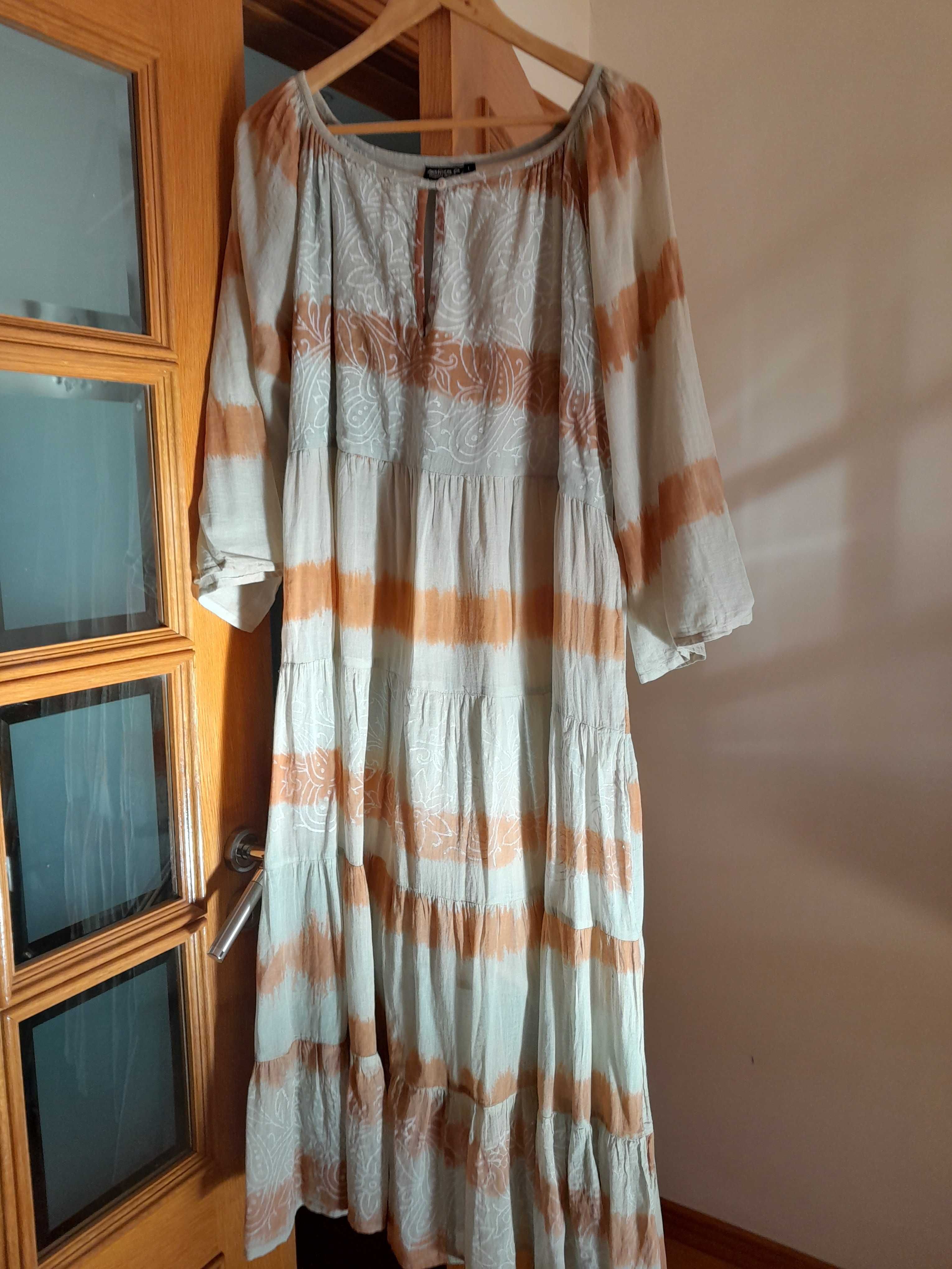 Vestido midi senhora , L / XL