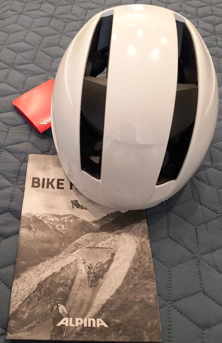 Nowy kask rowerowy Alpina Urban Soho white gloss 51-56 cm