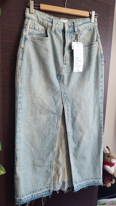 Spódnica jeansowa damska maxi 36 Sinsay