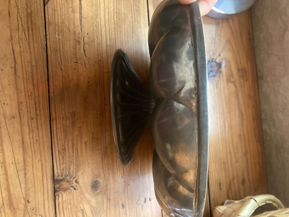 Taça fruteira estanho