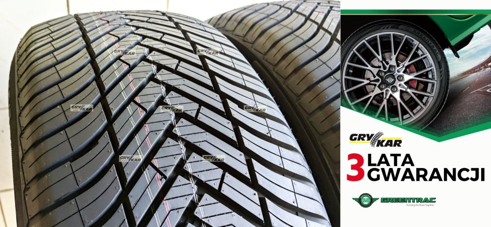 Opony 225/55R17 Greentrac Season Master 2025r C/B/71dB 3 lata gwar.