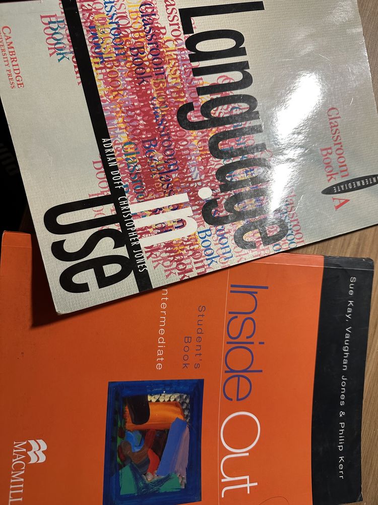 Książki do angielskiego, language in use book A, inside out .