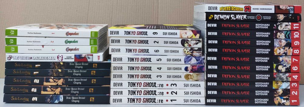 Manga. Dezenas de títulos a 6€ a Unidade. Como Novos