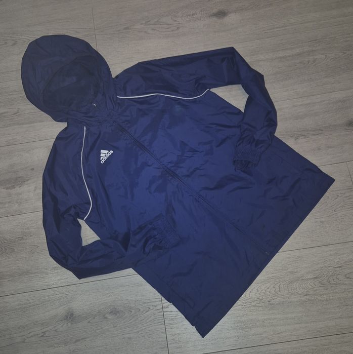 Kurtka chłopiec przejściowa kaptur Adidas rozm 152