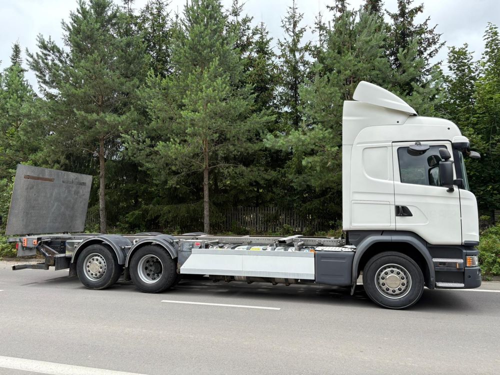 SCANIA R490 do zabudowy R450 BDF winda 3 osie laweta najazd pomoc drog