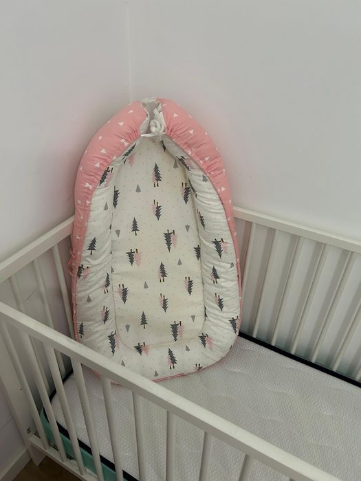 Berço ikea + colchão ortopédico + ninho redutor