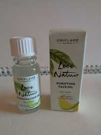 Bestseller Love Nature oczyszczający olejek cera tłusta 10 ml Oriflame