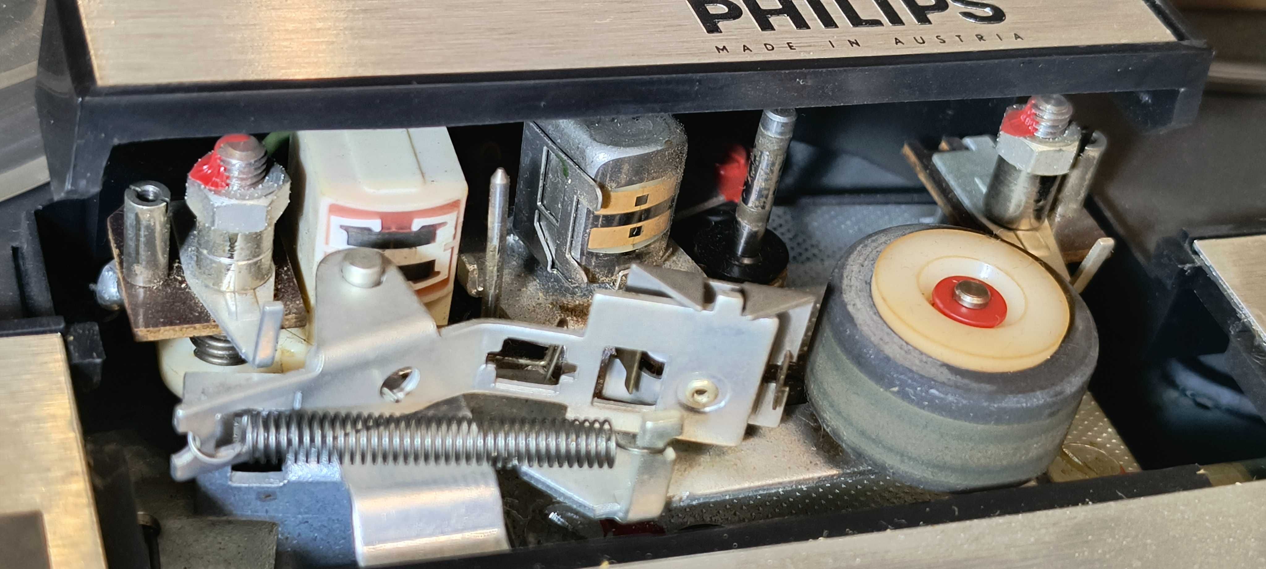 Magnetofon szpulowy Philips N4308 +  taśma.  Vintage dla kolekcjonera