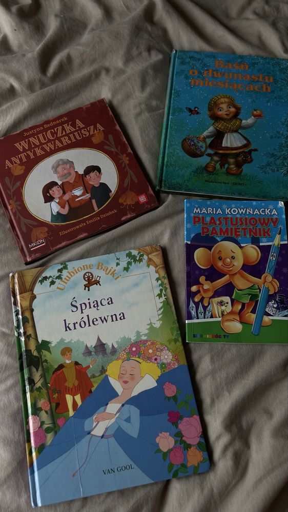 Książki Śpiąca Królewna, Baśń o dwunastu miesiącach, Plastusiowy