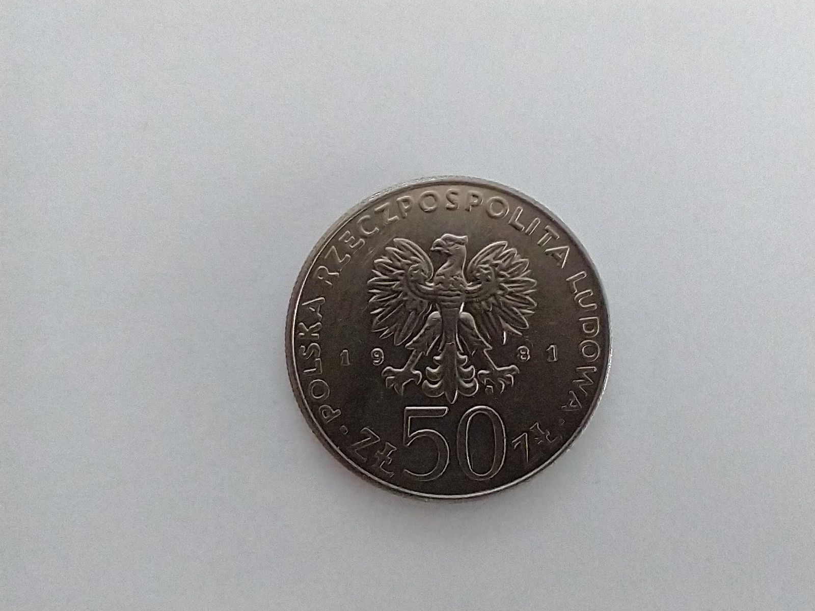 Moneta 50 zł Władysław I Herman z 1981 roku