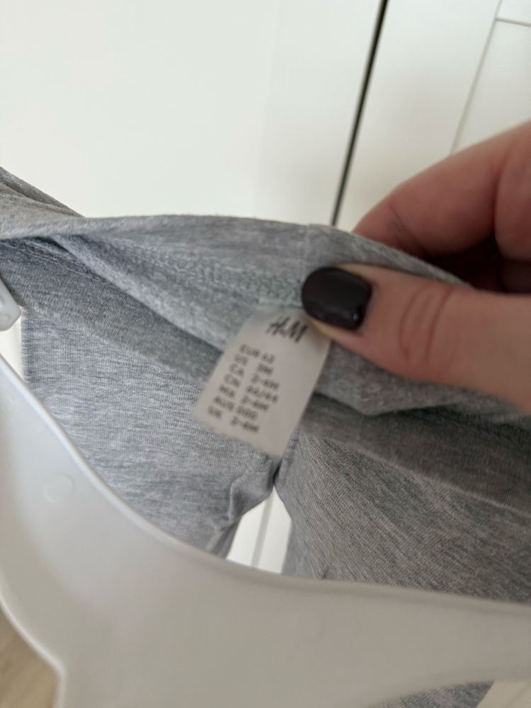 Szare legginsy lekko ocieplane 62