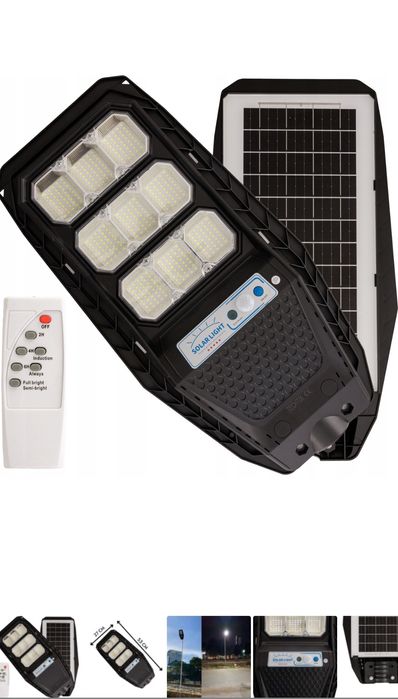 Lampa solarna 300w=3000w uliczna  Wyprzedaż