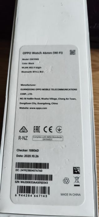 Zegarek Oppo watch 46mm wifi