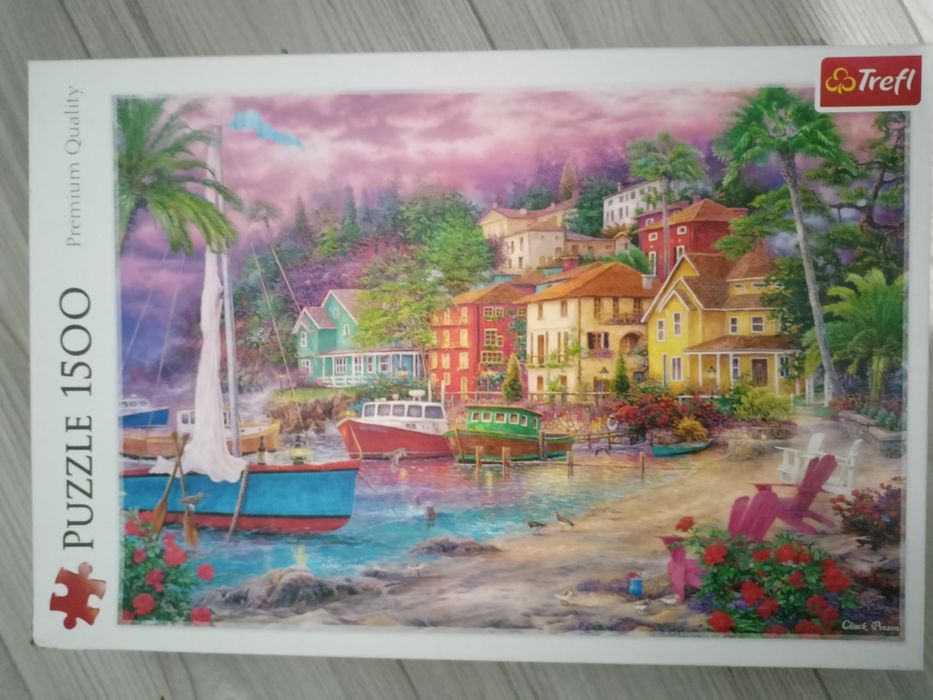 Puzzle trefl 1500 Na złotych brzegach