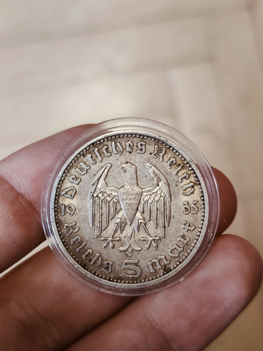 5 marek 1935-J Hindenburg, III Rzesza, Niemcy