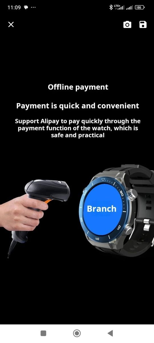 Smartwatch GT6 Ultimate NFC 454*454 HD AMOLED + Słuchawki GRATIS