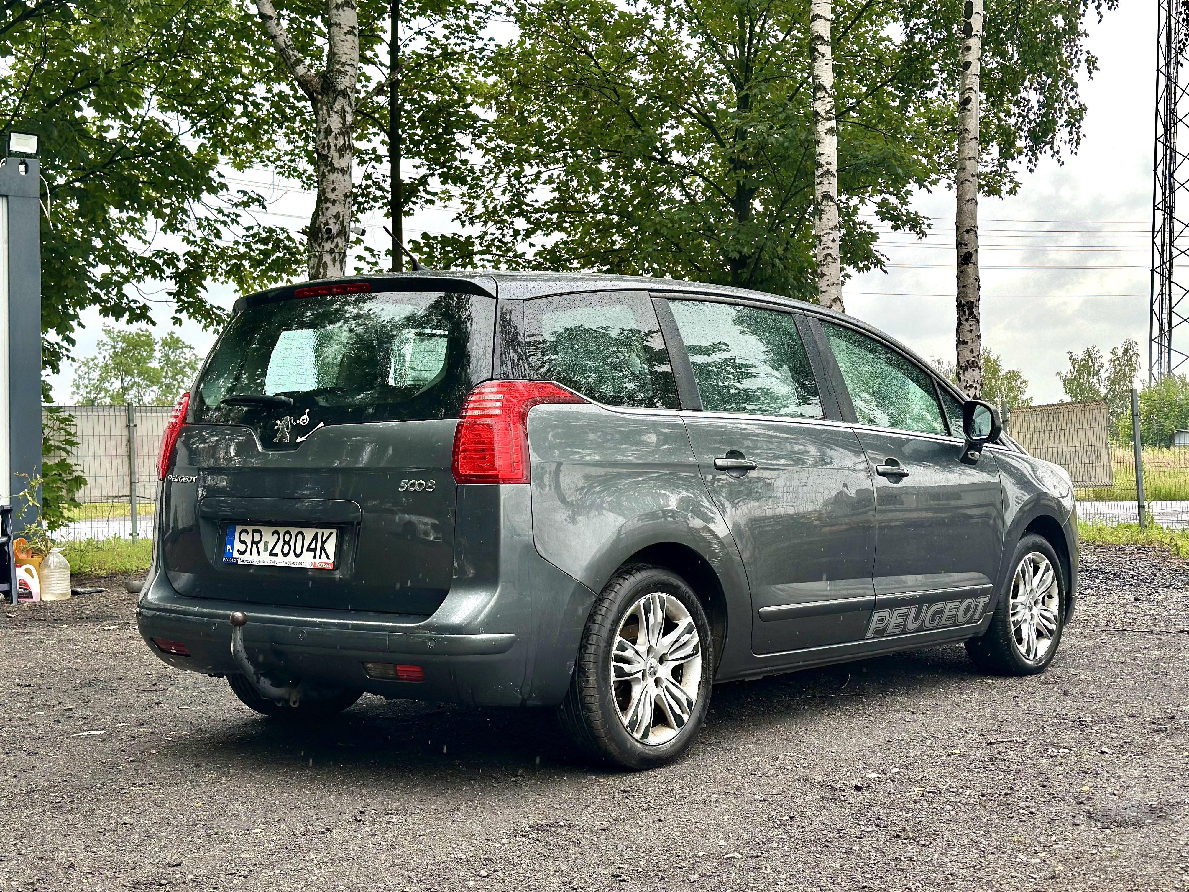 Peugeot 5008 2.0HDi 7os. 2010r. Kamera HeadUp Monitory Czujniki
