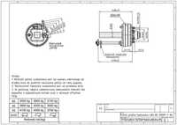 Półoś jezdna hamowana  NOWA  300x90 - 80- 4,5/9,0Ton przyczepa , wózek