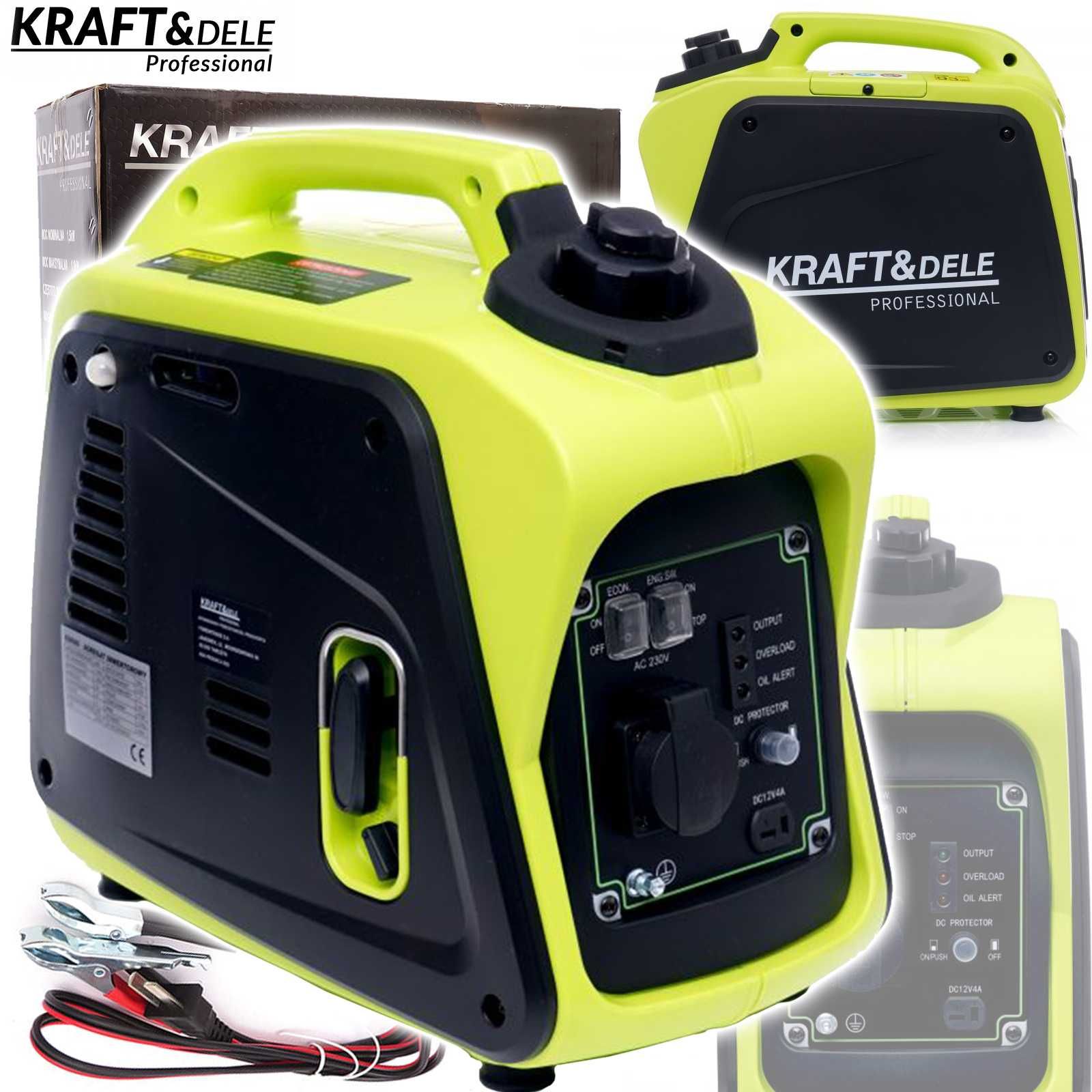 KRAFT&DELE Agregat Prądotwórczy Generator 4suw Inwertorowy 1800w KD680