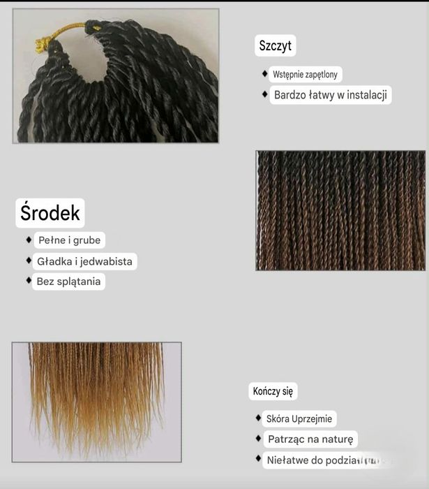 Afro Wrkocze Twist (wielorazowe)