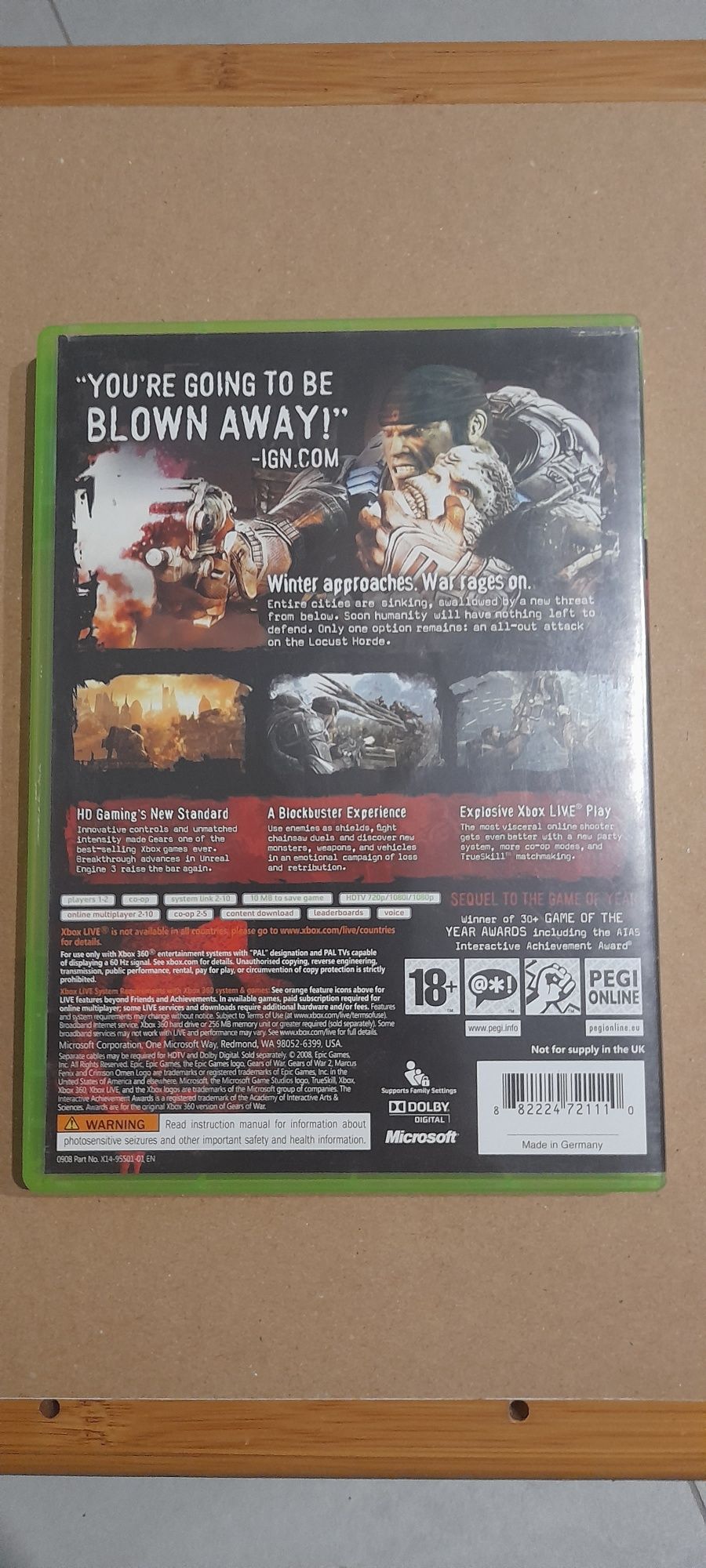 Gra Gears of War 2 XBOX360