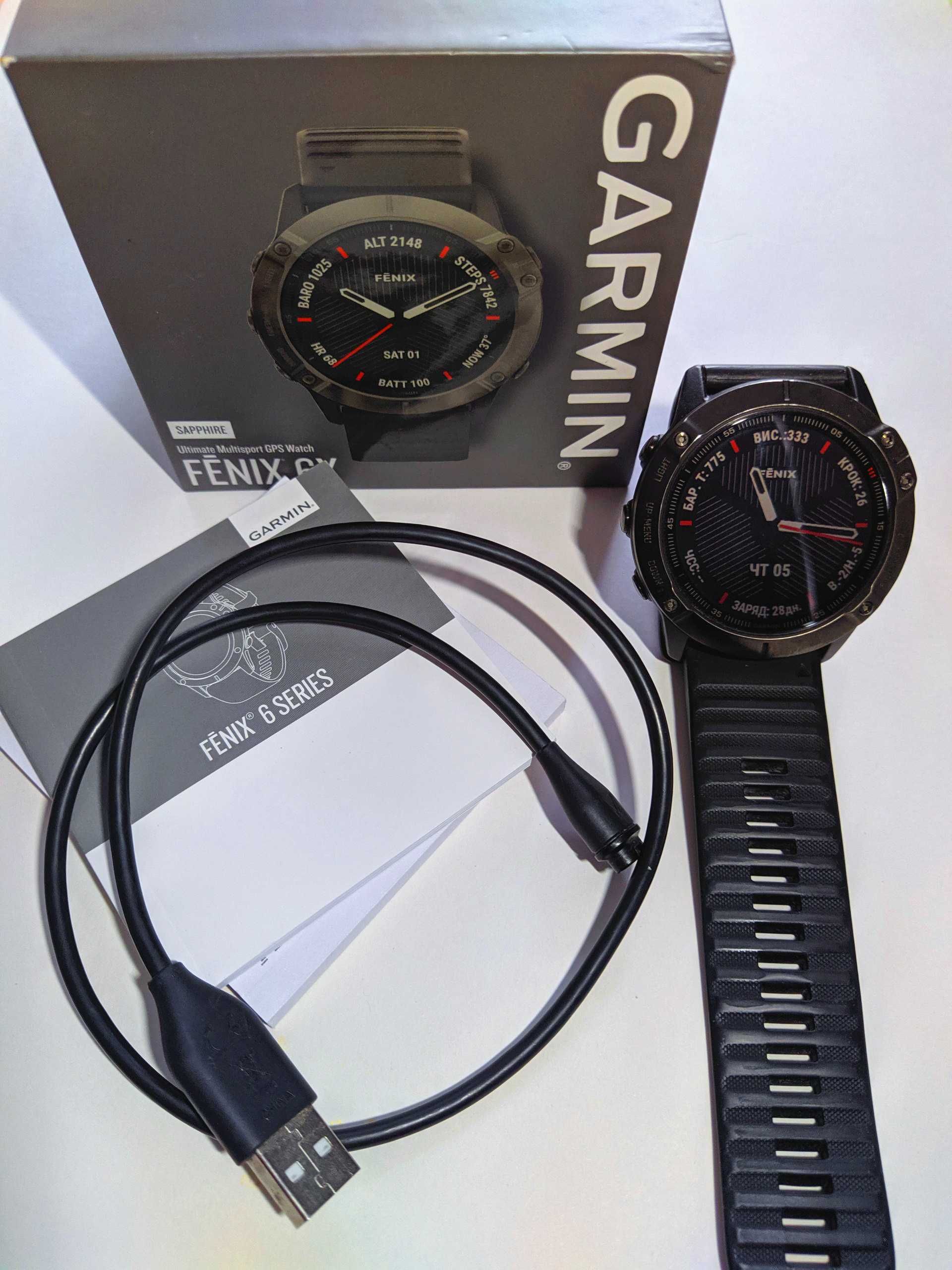 Garmin fenix 6X SAPPHIRE