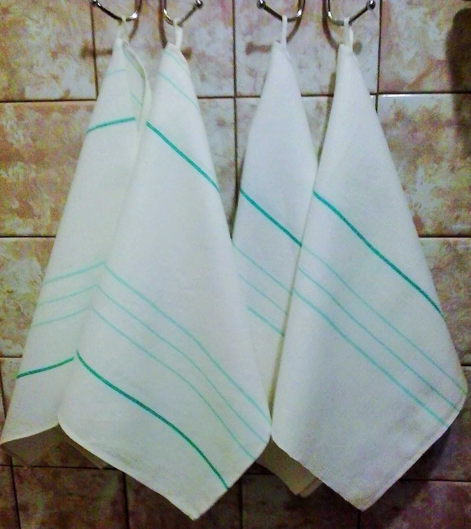 Рушники полотенца кухонные льняные