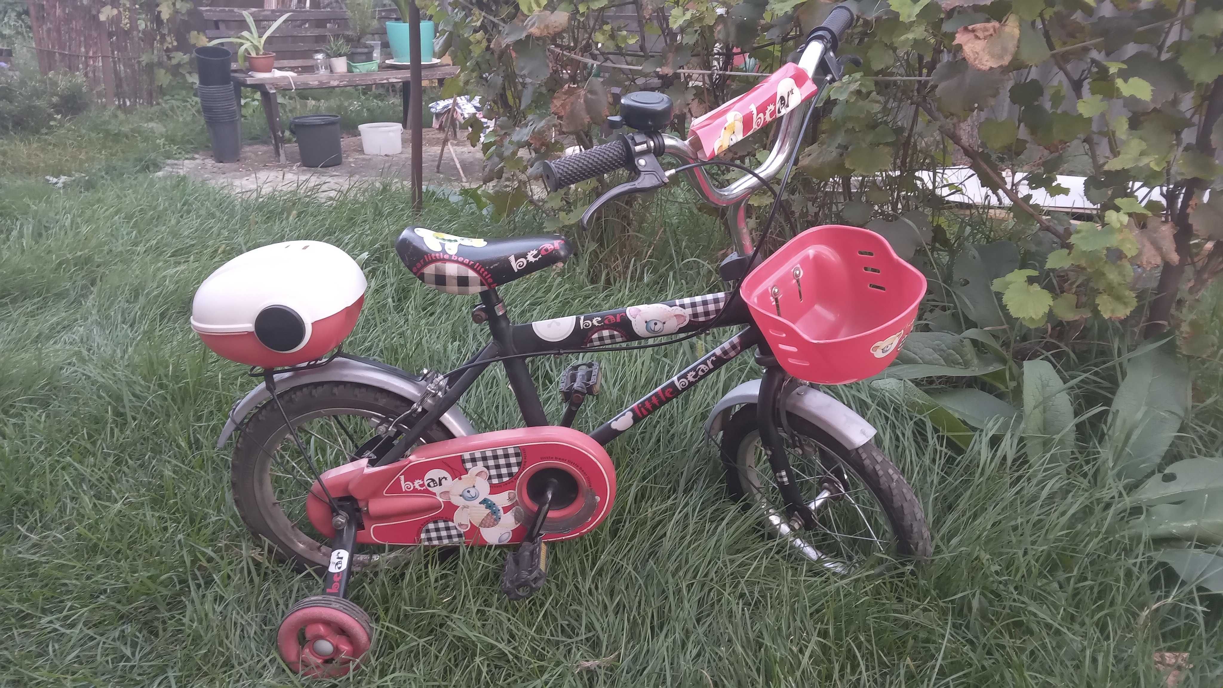 Продам детский двухколёсный учебный велосипед + защита самовывоз