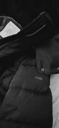 Esprit kurtka puchowa płaszcz czarna S 36 stan idealny