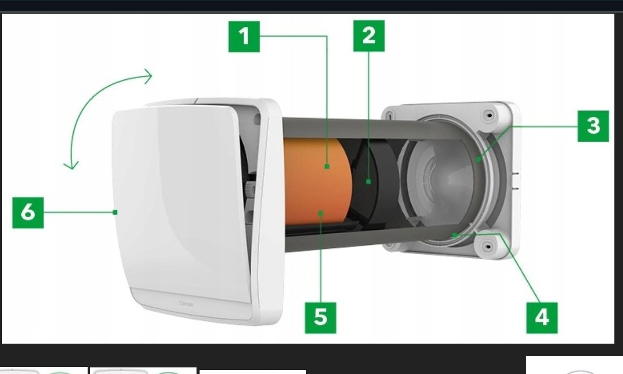 Rekuperator ścienny AirDot link - nowy