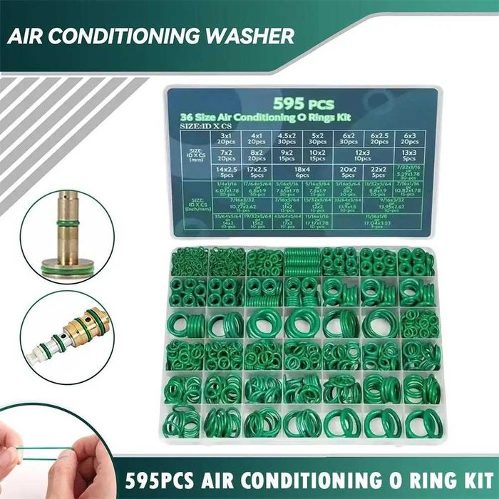 Продам 
Комплект прокладок из 595 уплотнительных колец  36 размеров