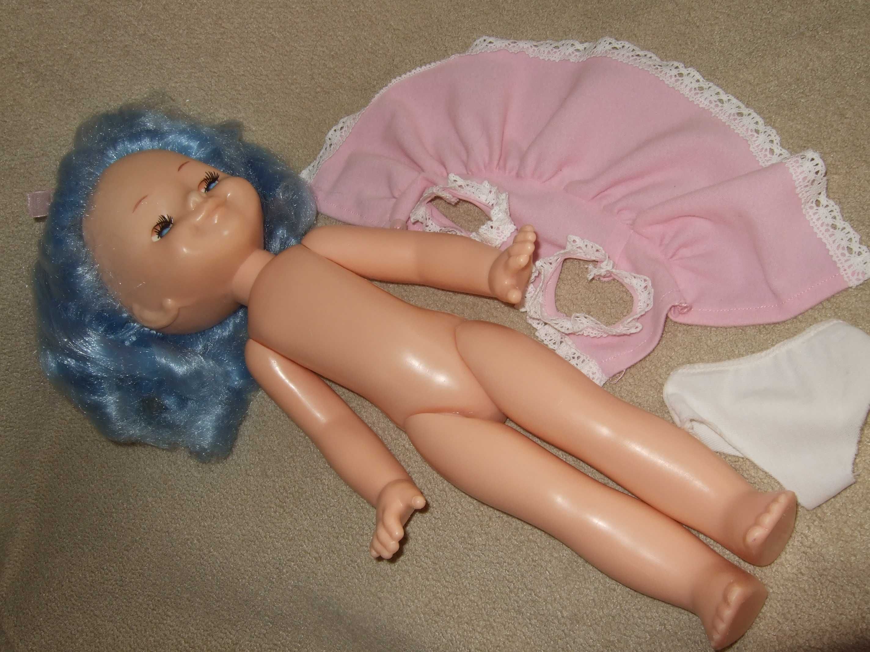 Кукла куколка СССР Улыбашка 40 см Полный пластик на резинках