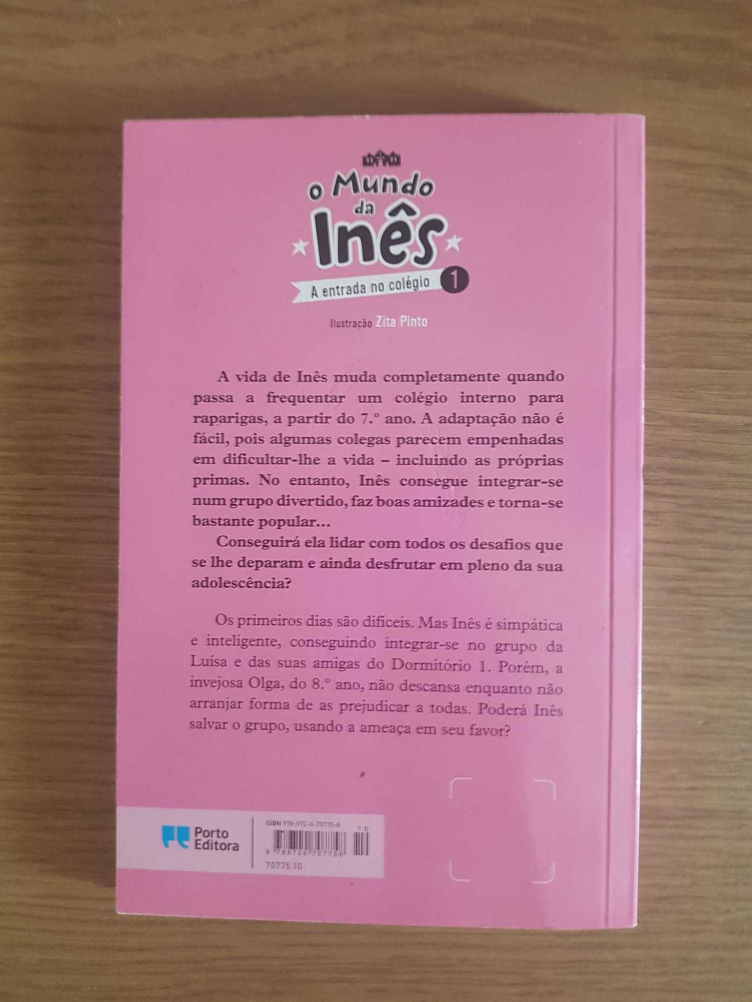 Livro O Mundo da Inês (SARA DE ALMEIDA LEITE)