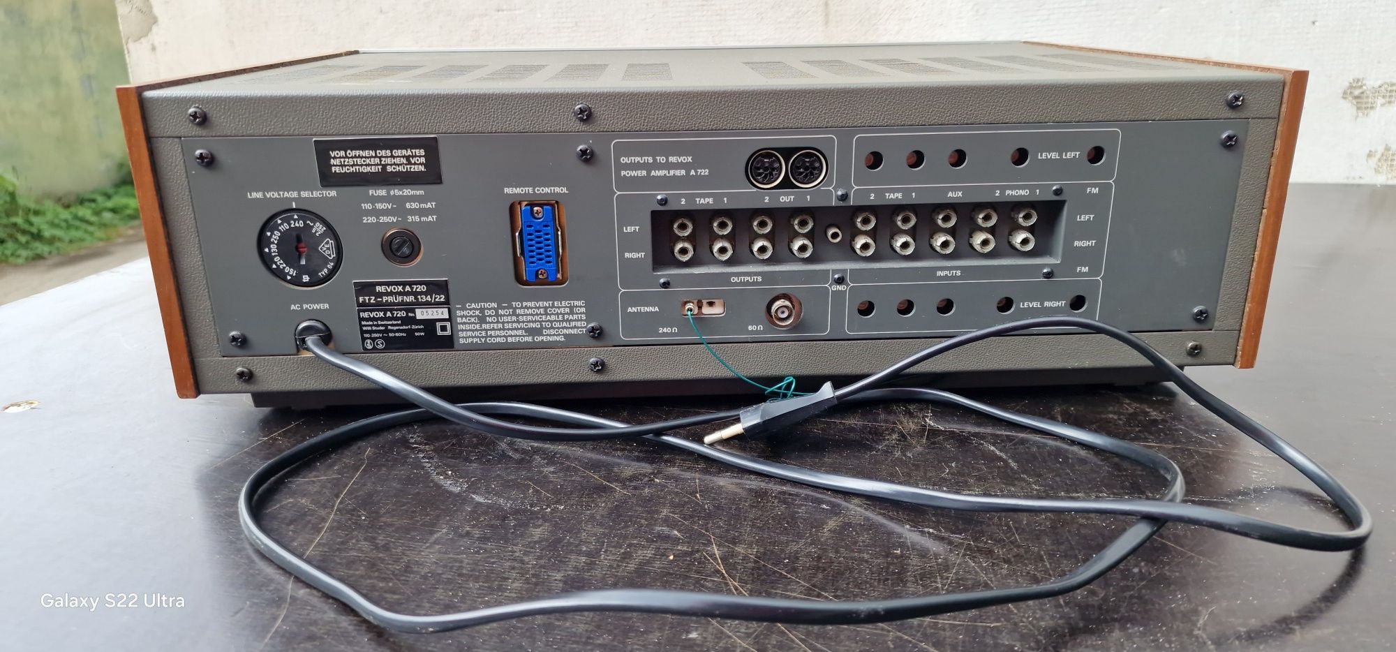 Revox a720 przedwzmacniacz z tunerem