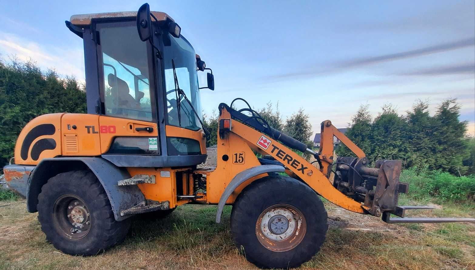 Ładowarka Terex TL80 z 2007r jak volvo l30 liebherr 508  WYNAJEM