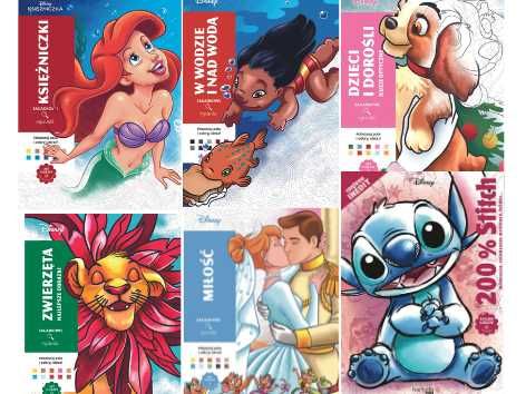 Розмальовка антистресс disney раскраски за номерами дісней Польща