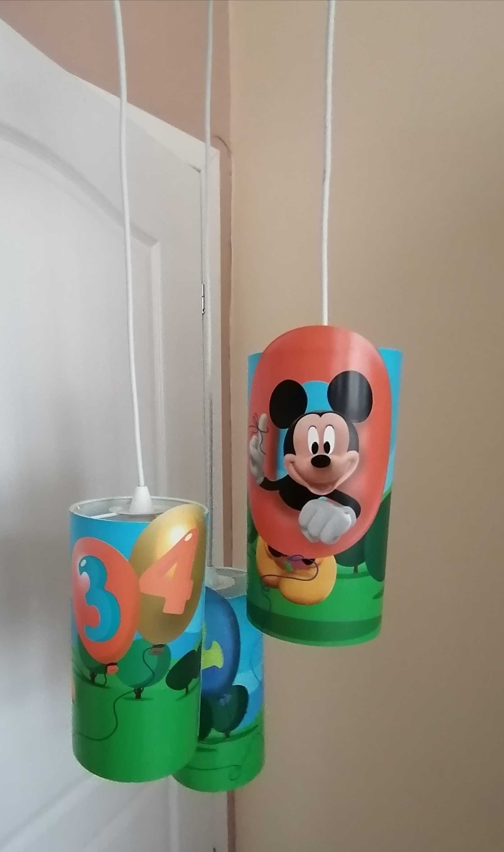 Lampa wisząca sufitowa dziecięca z motywami bajek Disneya